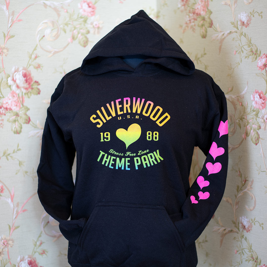 Adult Tie-Dye Hearts Hoodie