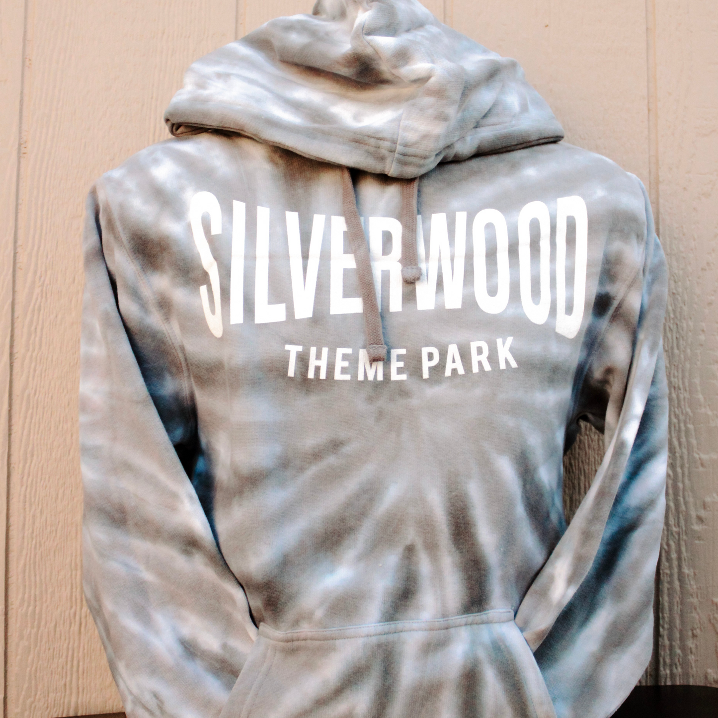 Adult Silver Tiedye Hoodie