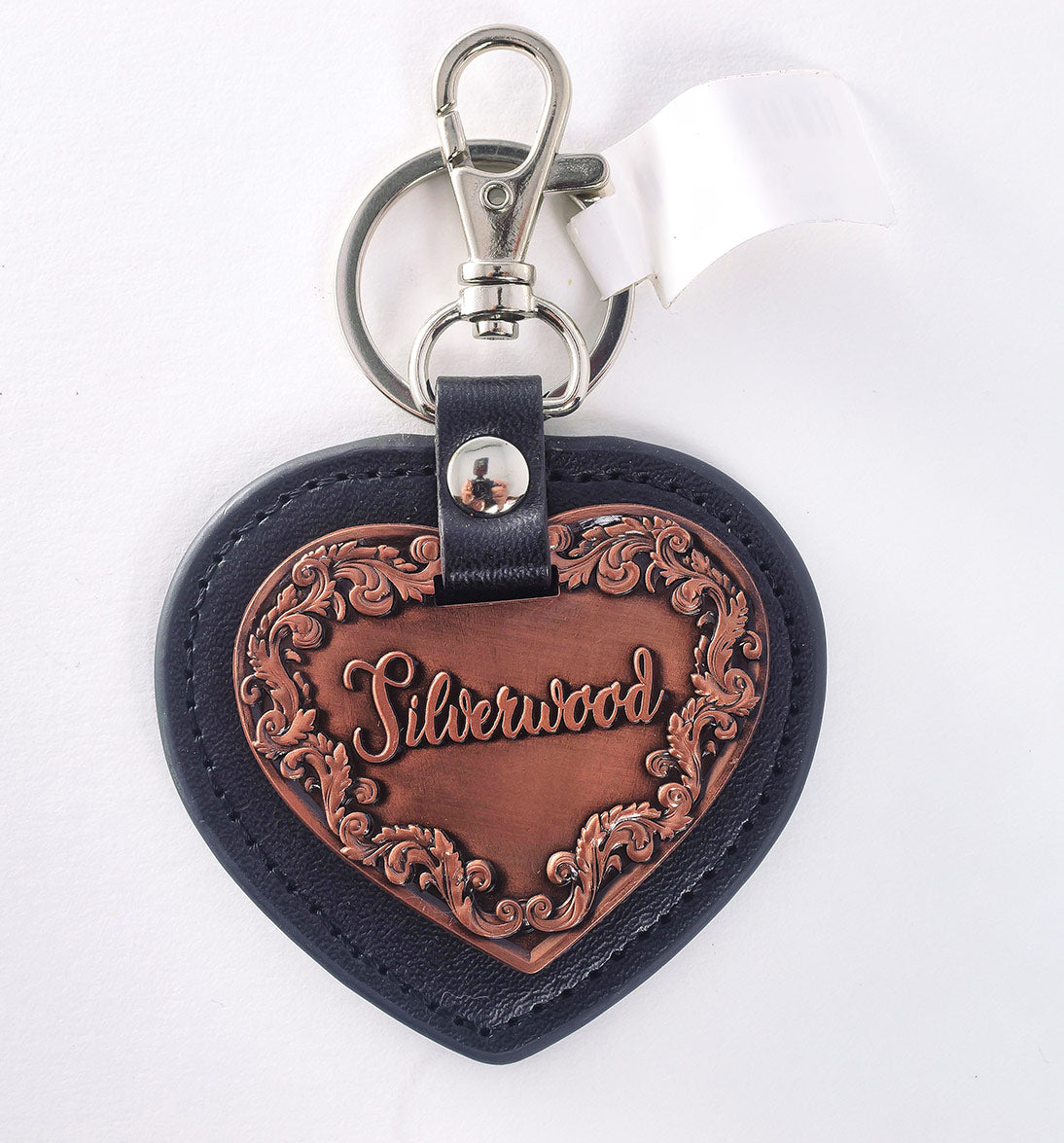 Silverwood Copper Heart Keychain