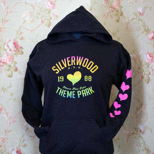Adult Tie-Dye Hearts Hoodie